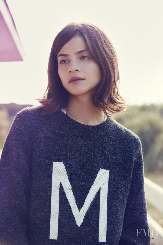 Alba Galocha featured in  the Mustang lookbook for Autumn/Winter 2015