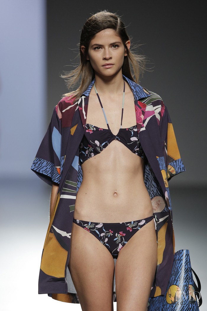 Alba Galocha featured in  the Juan Vidal fashion show for Spring/Summer 2016