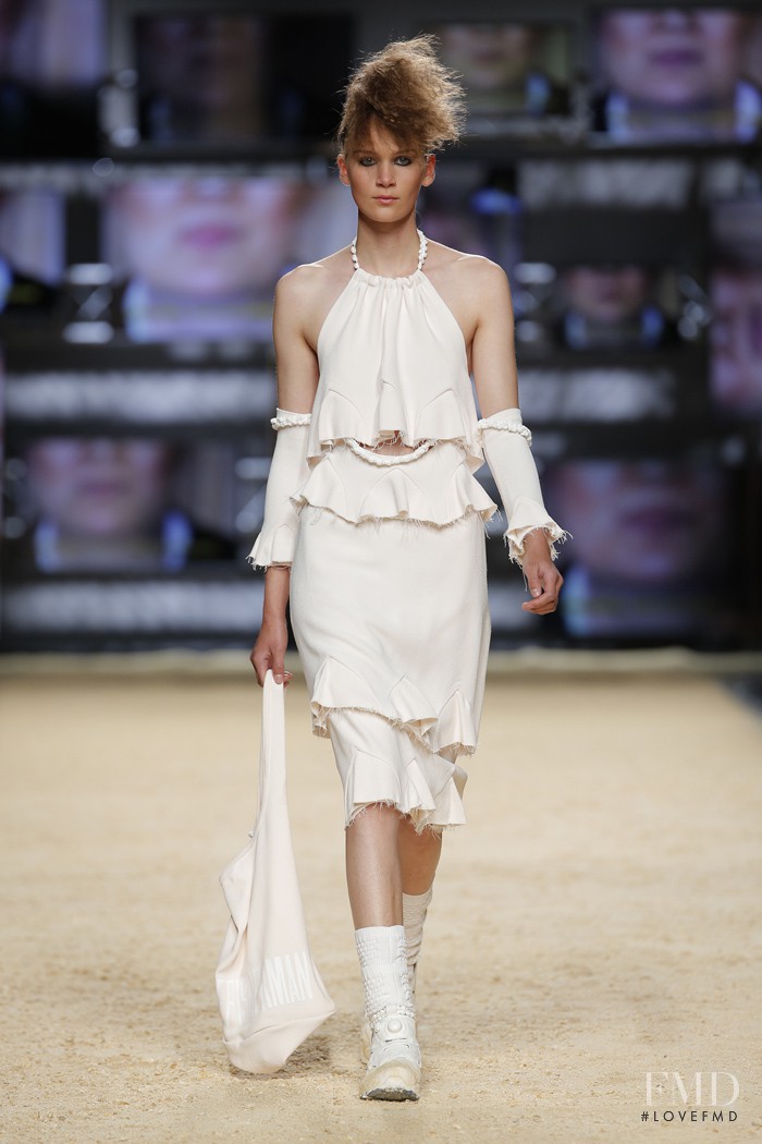 Nele Kenzler featured in  the Maria Ke Fisherman fashion show for Spring/Summer 2016
