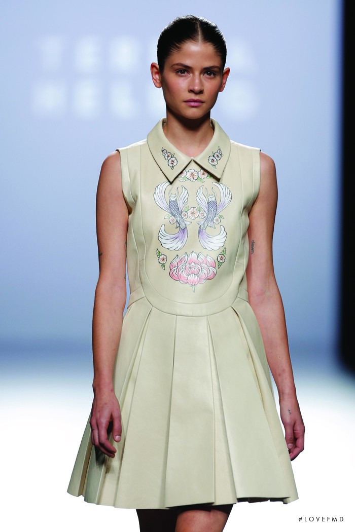 Alba Galocha featured in  the Teresa Helbig fashion show for Spring/Summer 2016