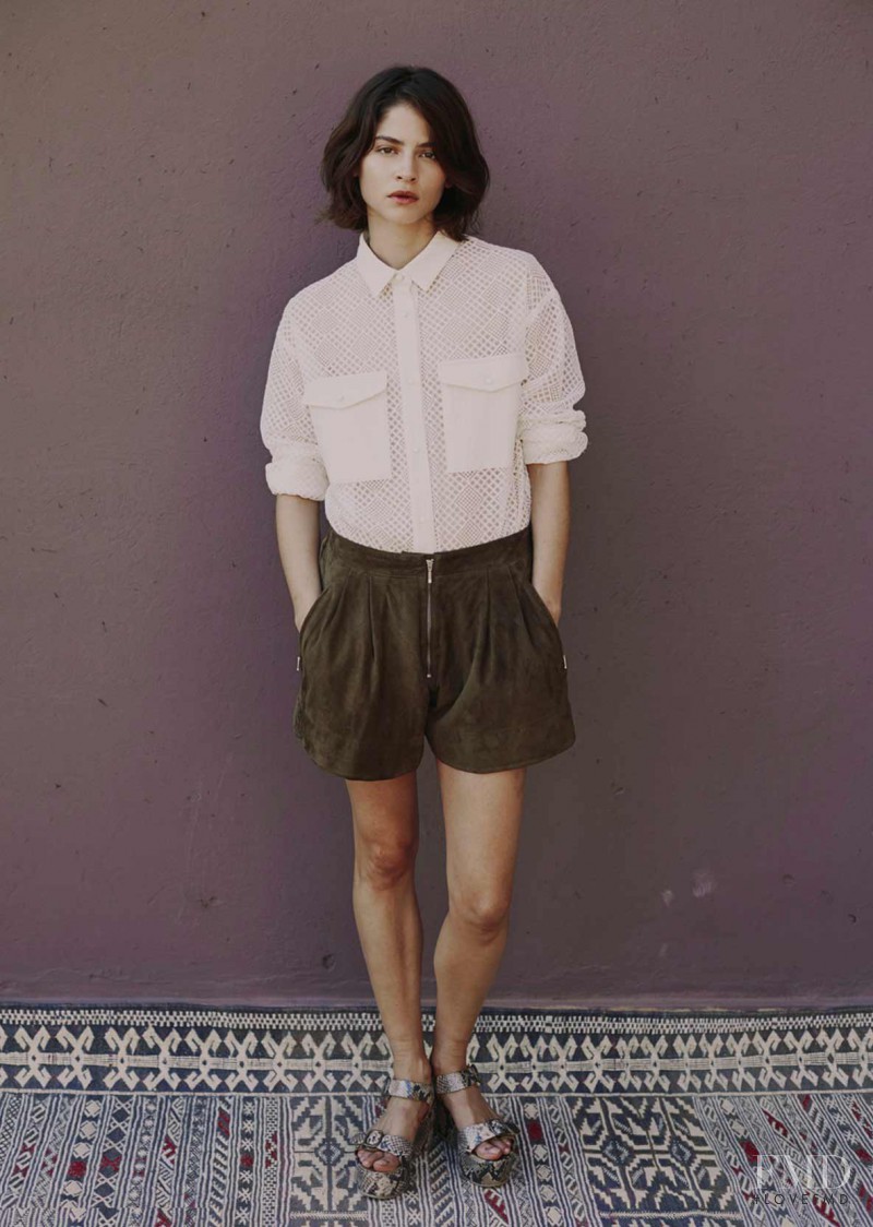 Alba Galocha featured in  the Sessun lookbook for Spring/Summer 2015