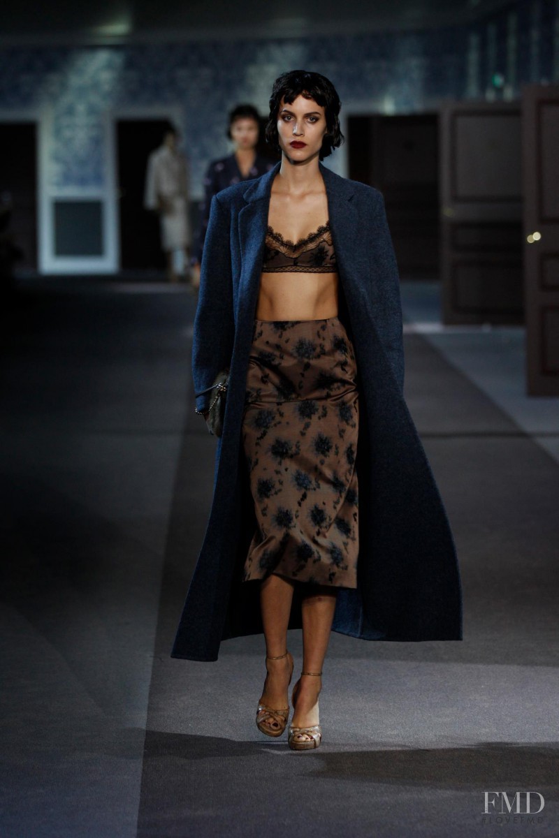 Alana Bunte featured in  the Louis Vuitton fashion show for Autumn/Winter 2013
