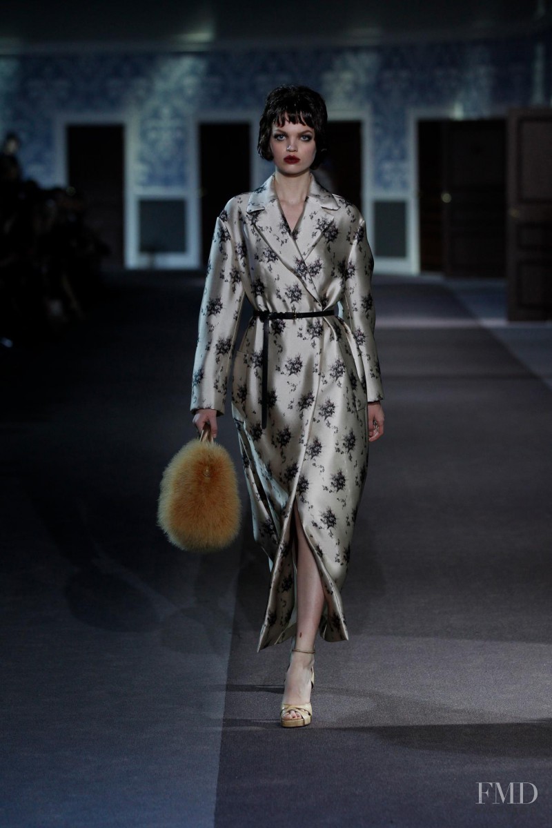 Daphne Groeneveld featured in  the Louis Vuitton fashion show for Autumn/Winter 2013