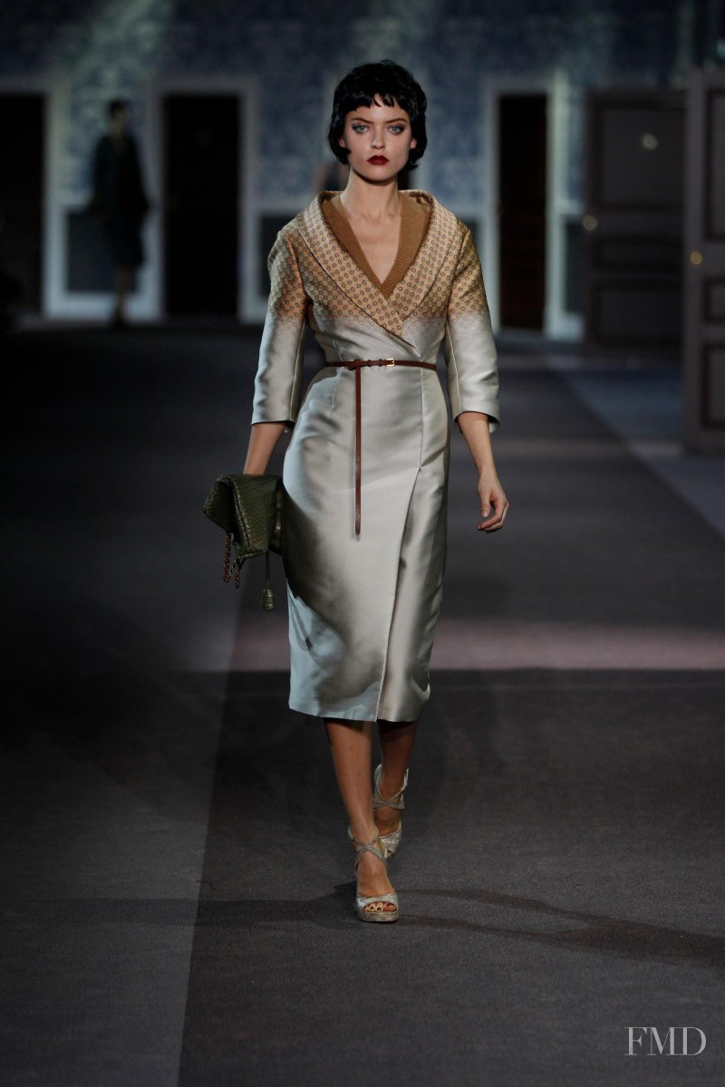 Martha Hunt featured in  the Louis Vuitton fashion show for Autumn/Winter 2013