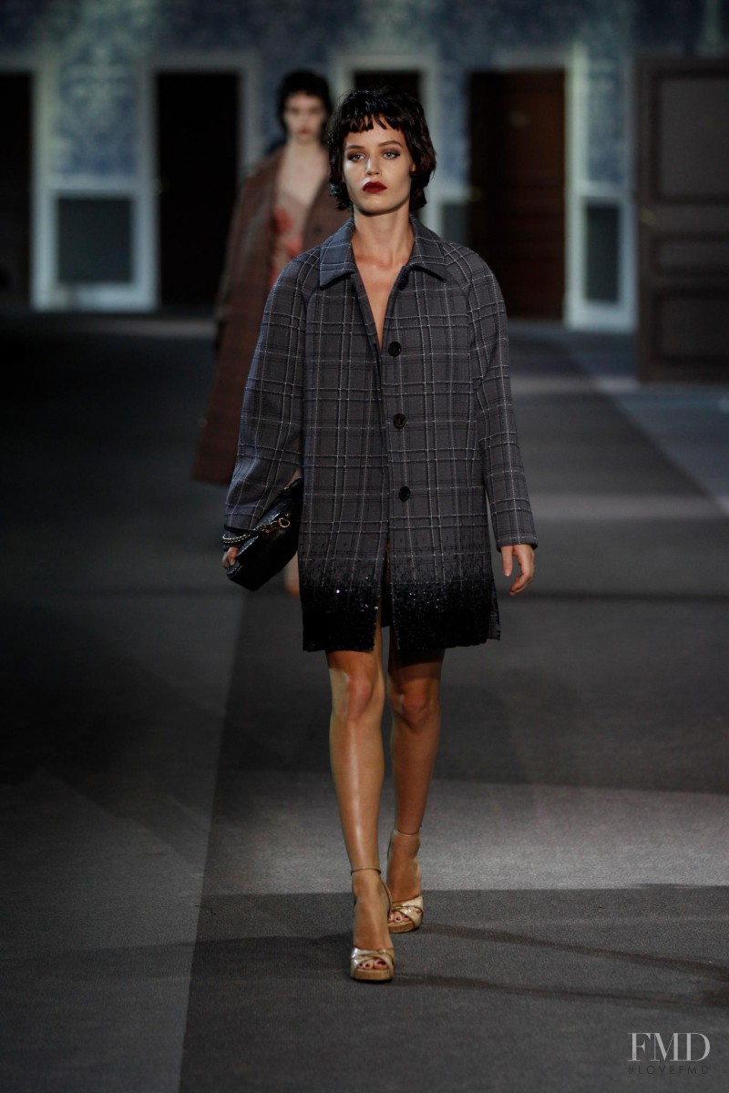 Georgia May Jagger featured in  the Louis Vuitton fashion show for Autumn/Winter 2013