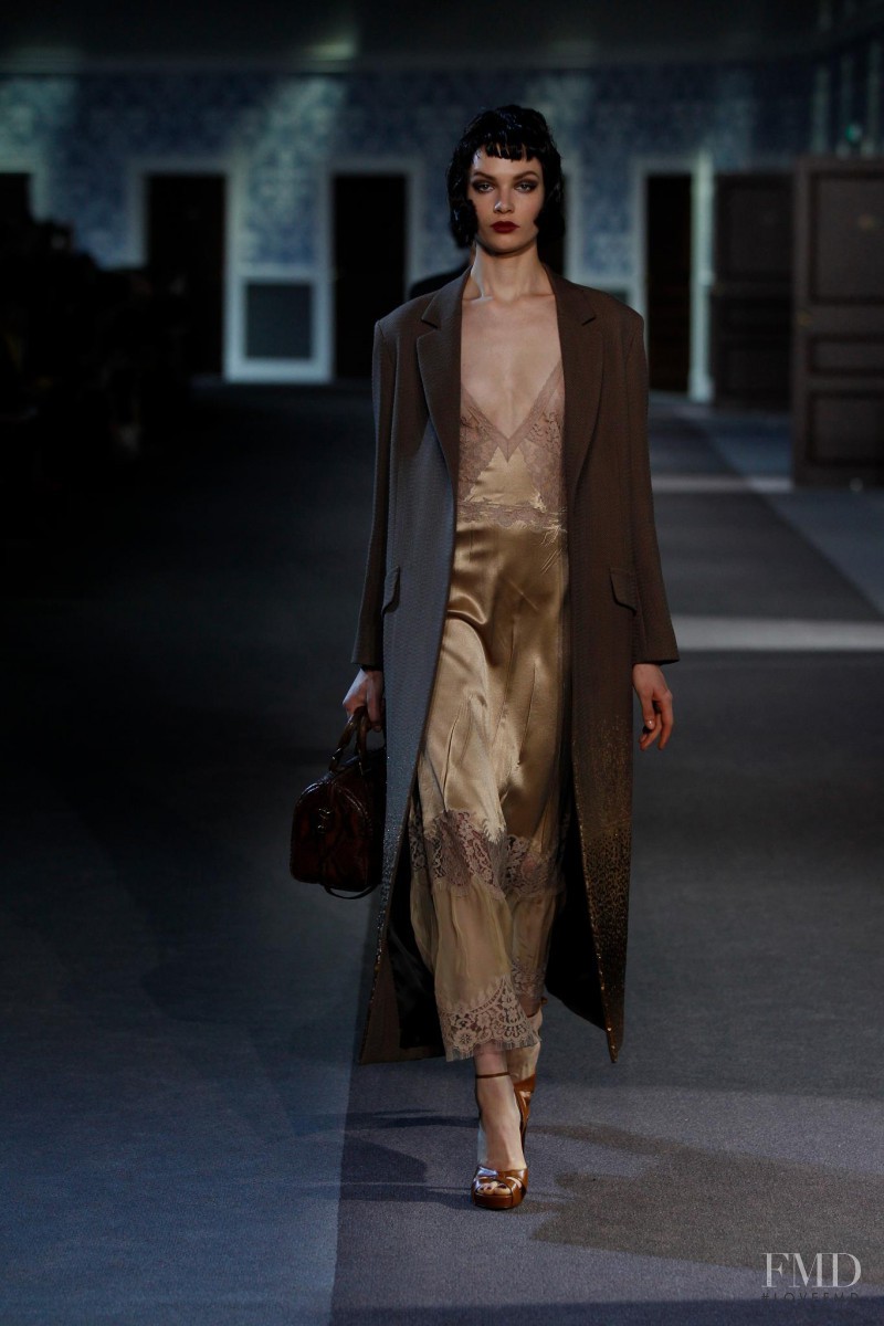 Alexandra Martynova featured in  the Louis Vuitton fashion show for Autumn/Winter 2013
