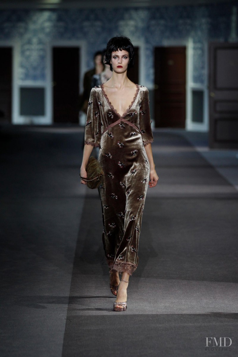 Kendra Spears featured in  the Louis Vuitton fashion show for Autumn/Winter 2013