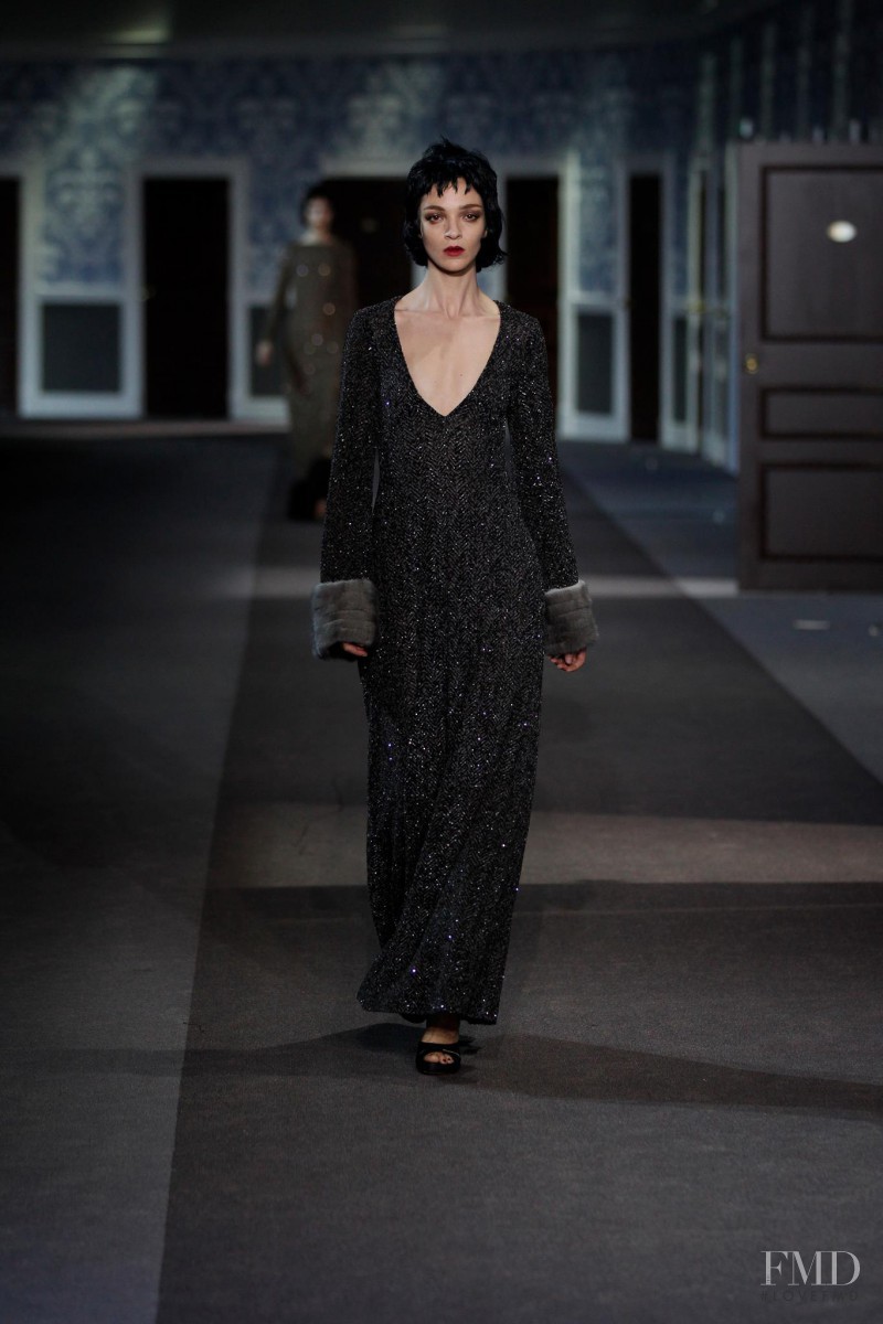 Mariacarla Boscono featured in  the Louis Vuitton fashion show for Autumn/Winter 2013