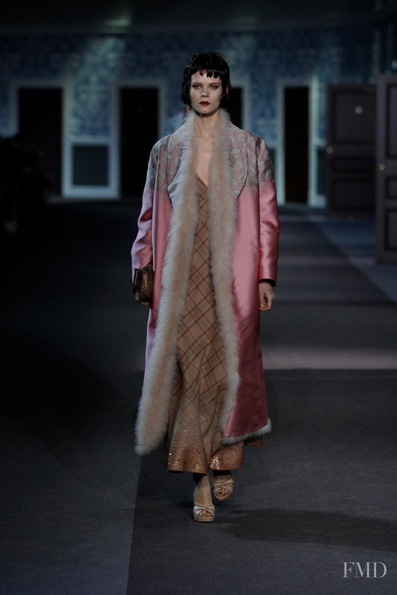Irina Kravchenko featured in  the Louis Vuitton fashion show for Autumn/Winter 2013
