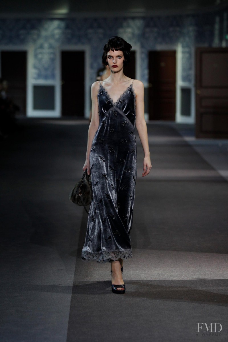 Lisa Verberght featured in  the Louis Vuitton fashion show for Autumn/Winter 2013