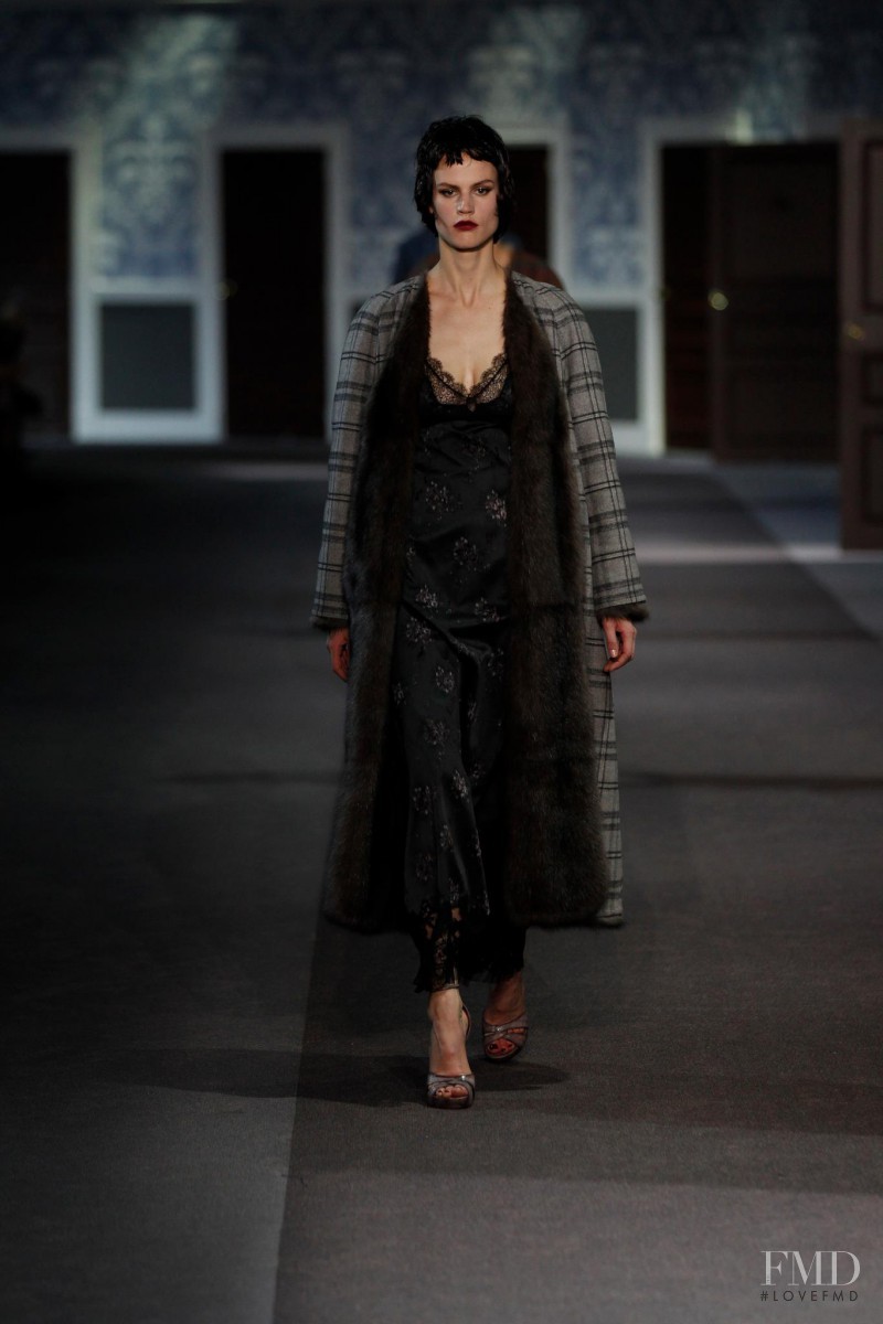 Saskia de Brauw featured in  the Louis Vuitton fashion show for Autumn/Winter 2013