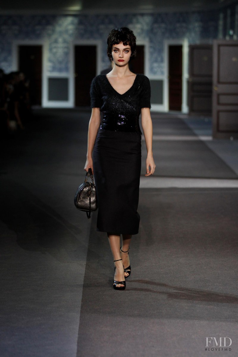 Antonina Vasylchenko featured in  the Louis Vuitton fashion show for Autumn/Winter 2013