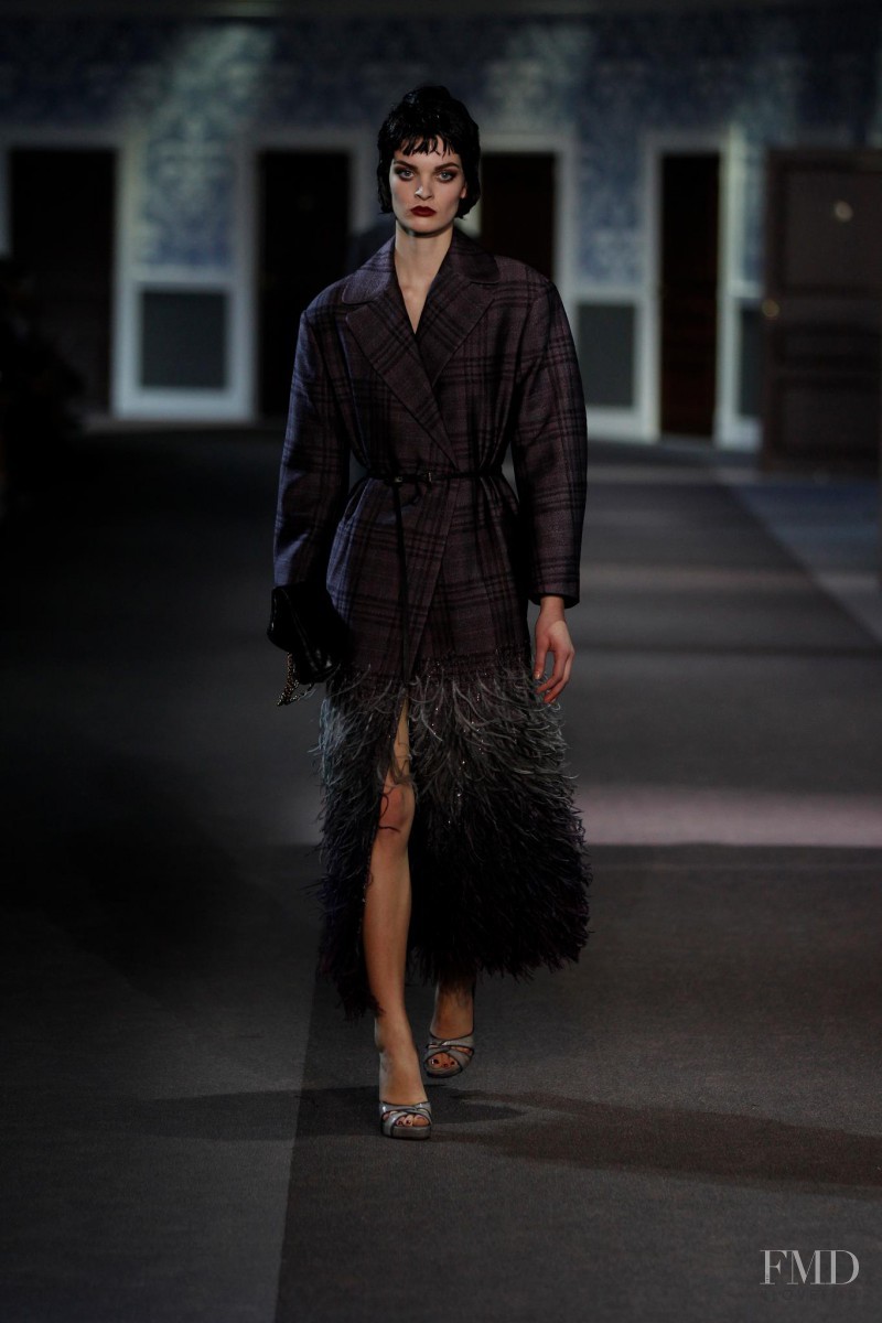 Juliane Grüner featured in  the Louis Vuitton fashion show for Autumn/Winter 2013