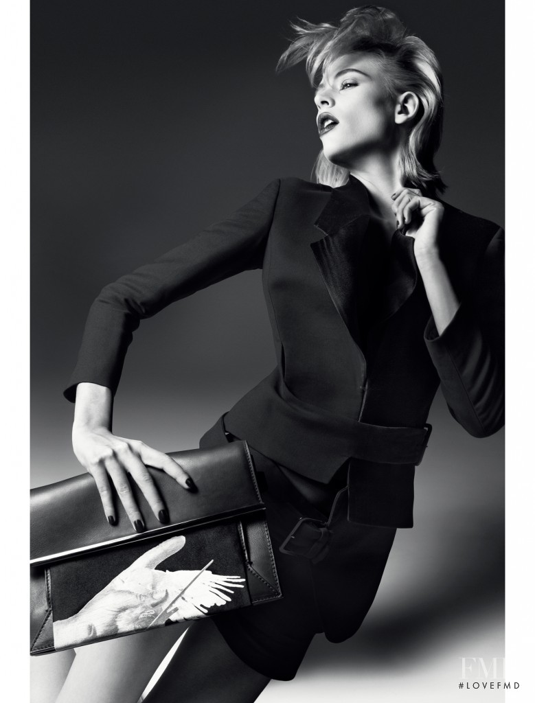 Milou van Groesen featured in  the Costume National advertisement for Spring/Summer 2013