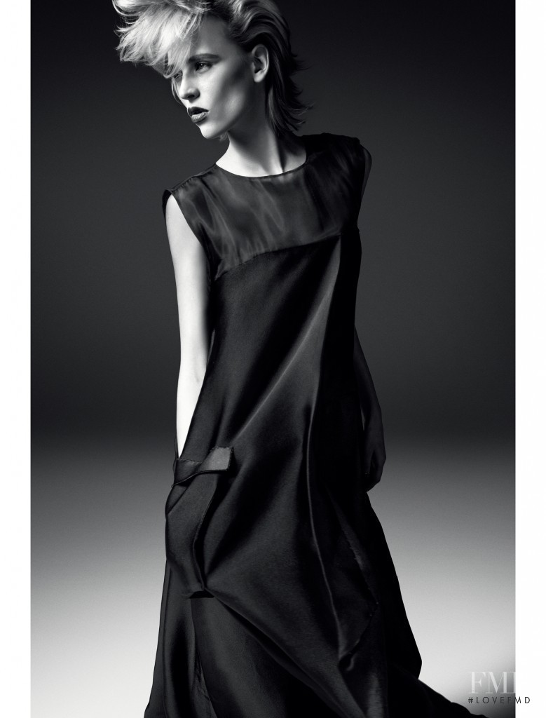 Milou van Groesen featured in  the Costume National advertisement for Spring/Summer 2013