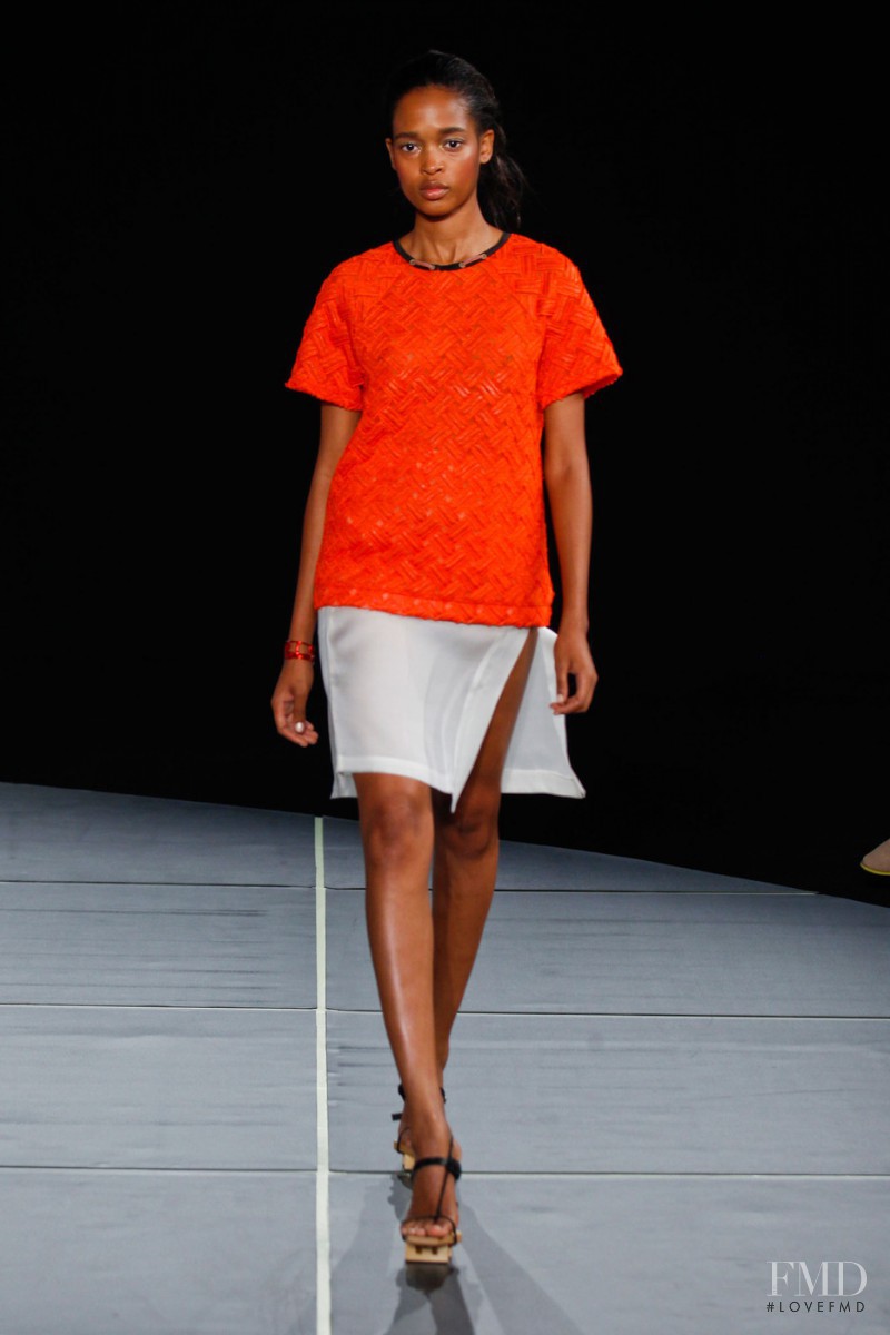 Marihenny Rivera Pasible featured in  the Jen Kao fashion show for Spring/Summer 2013