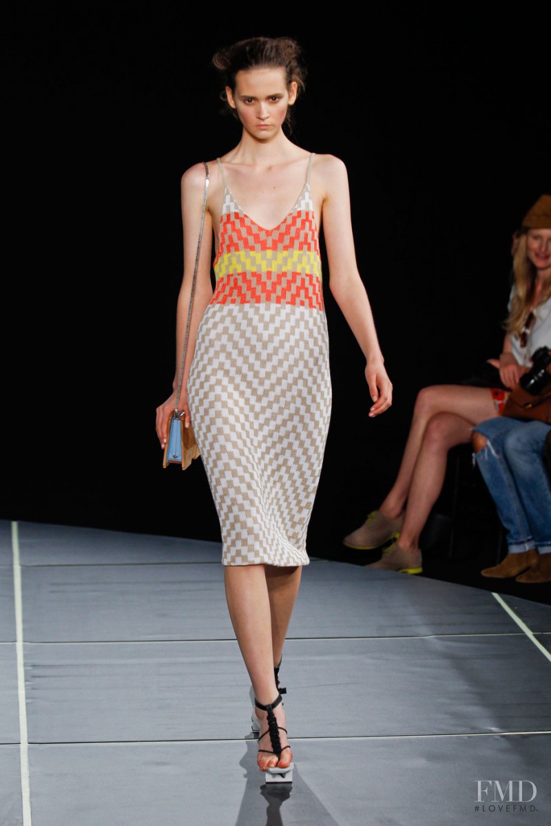 Hannah Julie Sistig Gadner featured in  the Jen Kao fashion show for Spring/Summer 2013