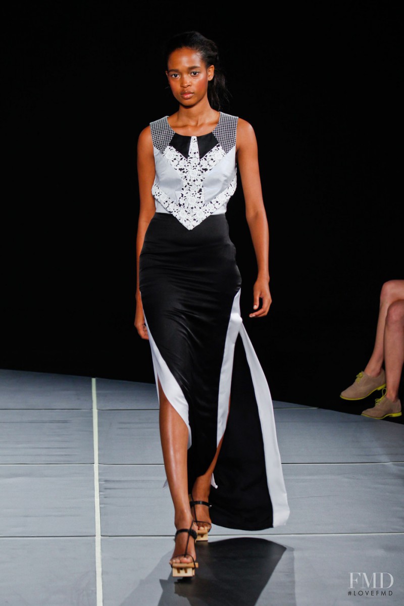 Marihenny Rivera Pasible featured in  the Jen Kao fashion show for Spring/Summer 2013