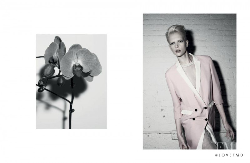 Alyona Subbotina featured in  the Costume National advertisement for Spring/Summer 2012