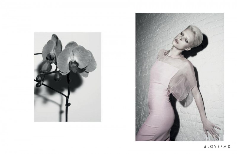 Alyona Subbotina featured in  the Costume National advertisement for Spring/Summer 2012