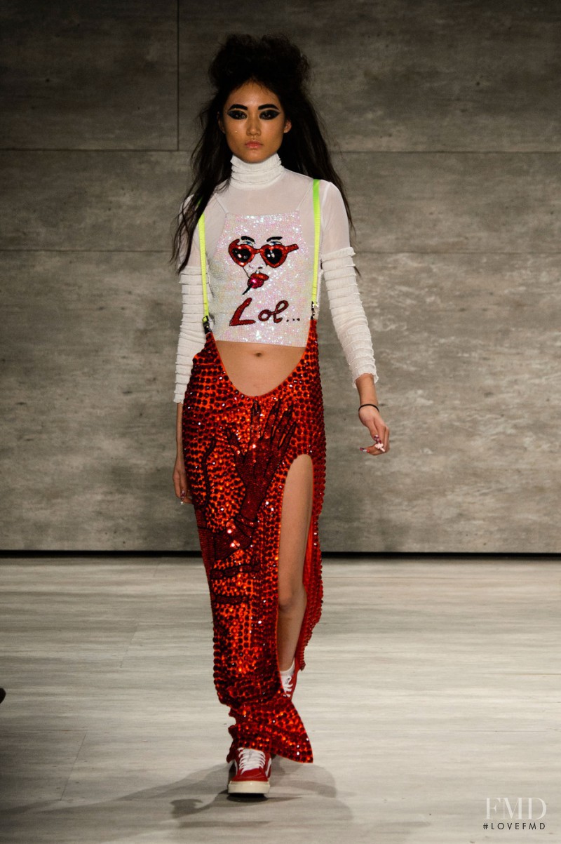 Ashley Foo featured in  the VFiles fashion show for Autumn/Winter 2015