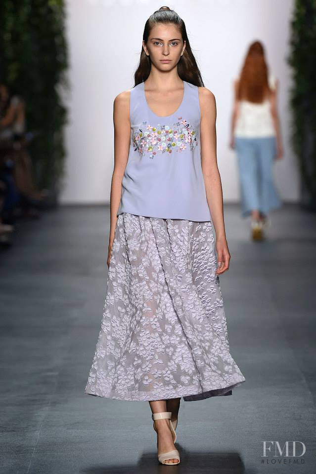 Laura Winges featured in  the Noon By Noor fashion show for Spring/Summer 2016