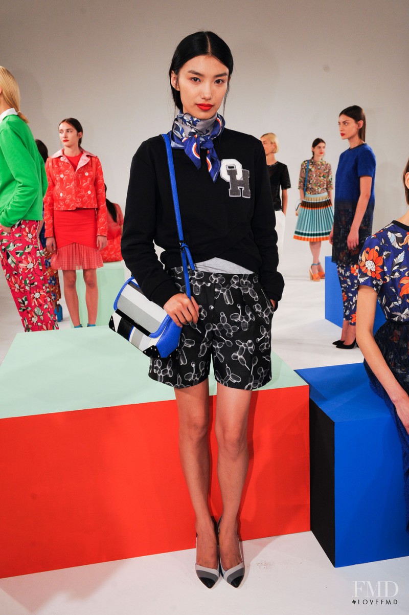 Meng Die Hou featured in  the Ostwald Helgason fashion show for Spring/Summer 2014