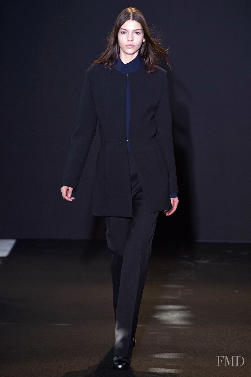 Kate Bogucharskaia featured in  the Costume National fashion show for Autumn/Winter 2013