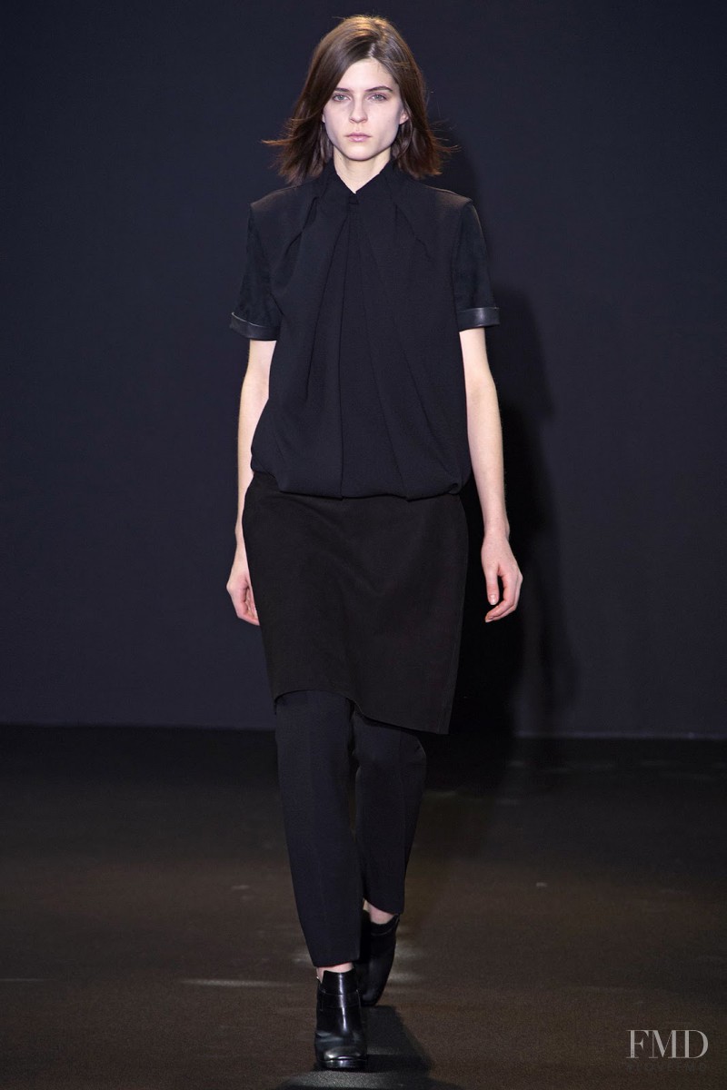 Kel Markey featured in  the Costume National fashion show for Autumn/Winter 2013