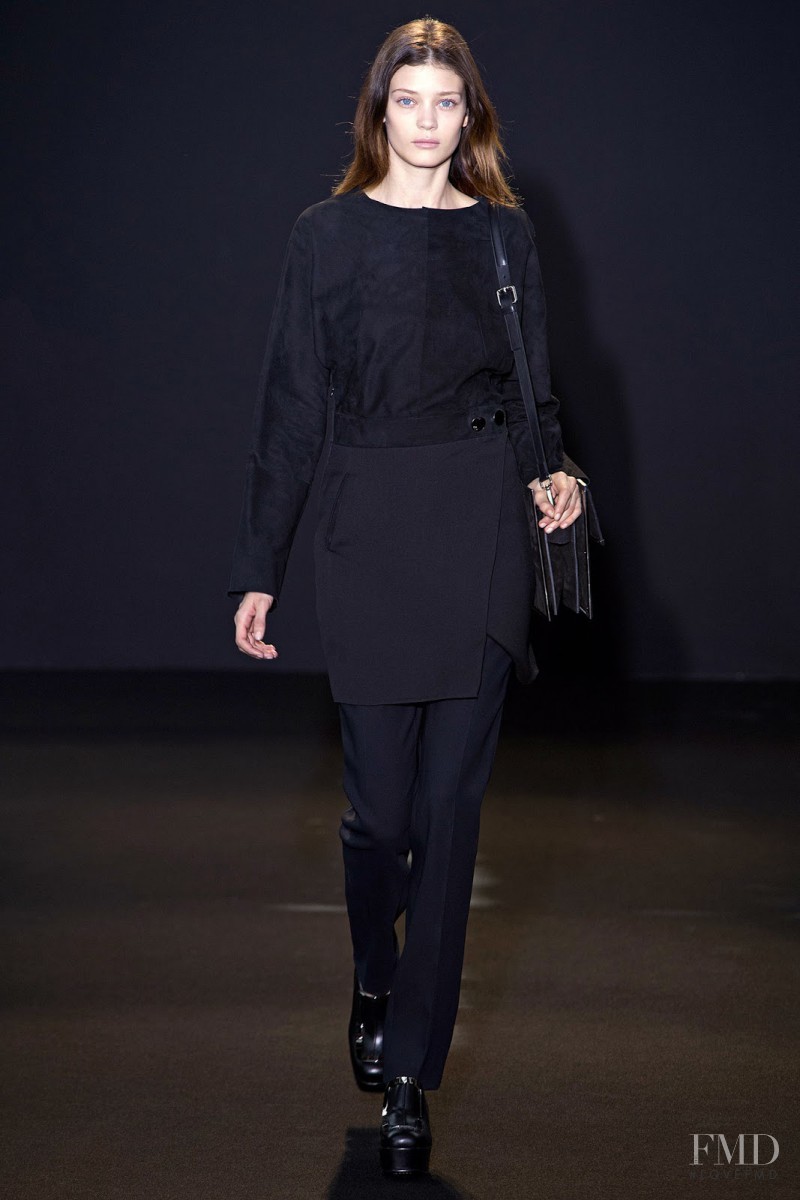 Diana Moldovan featured in  the Costume National fashion show for Autumn/Winter 2013