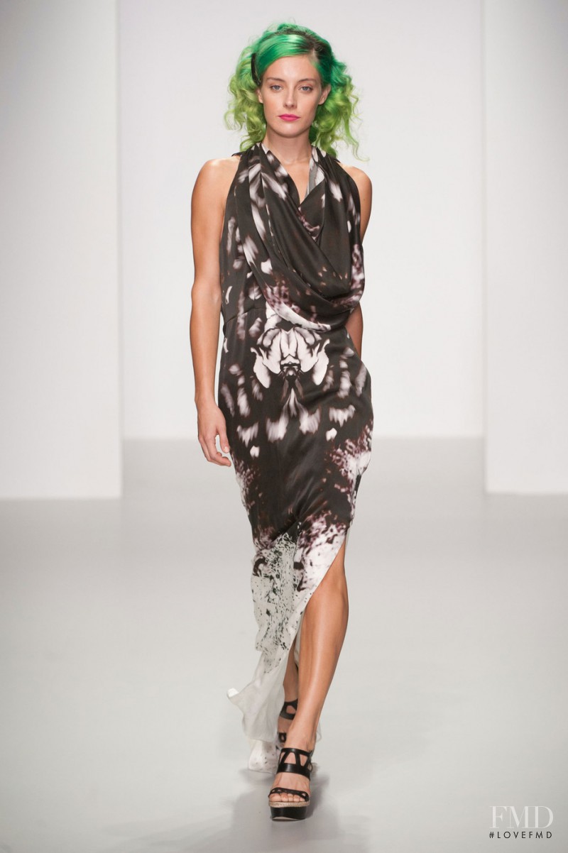 Chloe Norgaard featured in  the Maria Grachvogel fashion show for Spring/Summer 2014