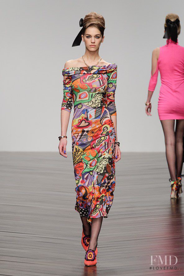 Samantha Gradoville featured in  the PPQ fashion show for Autumn/Winter 2013