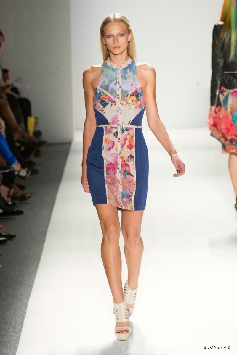 Ella Petrushko featured in  the Nicole Miller fashion show for Spring/Summer 2013