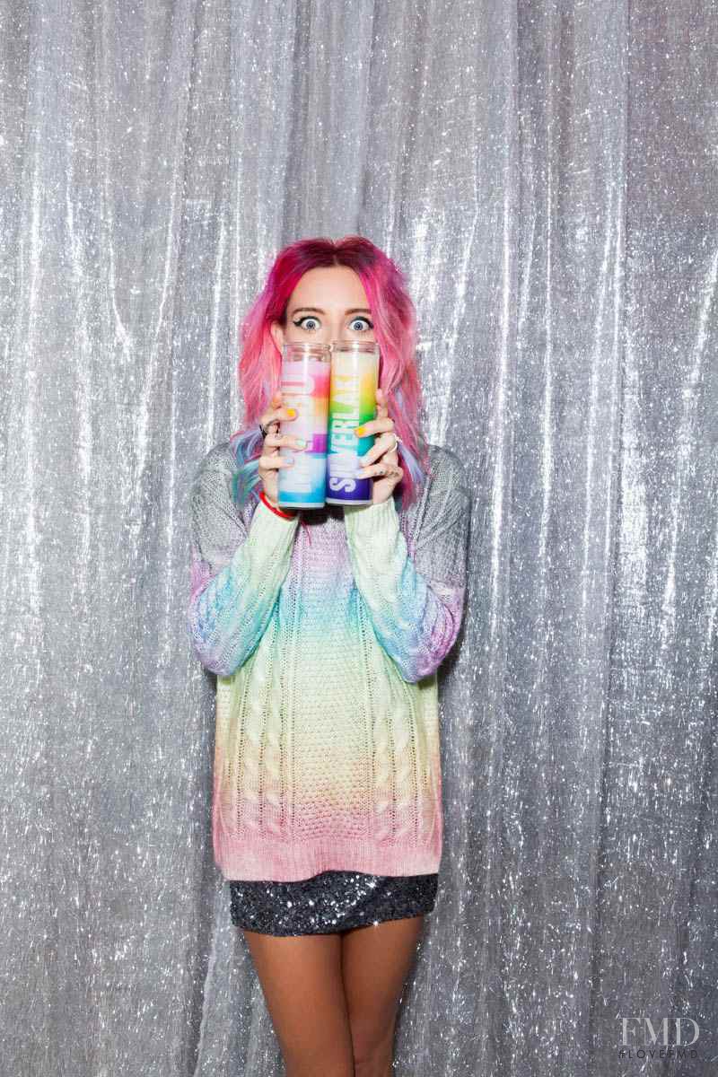 Chloe Norgaard featured in  the Nasty Gal catalogue for Holiday 2013