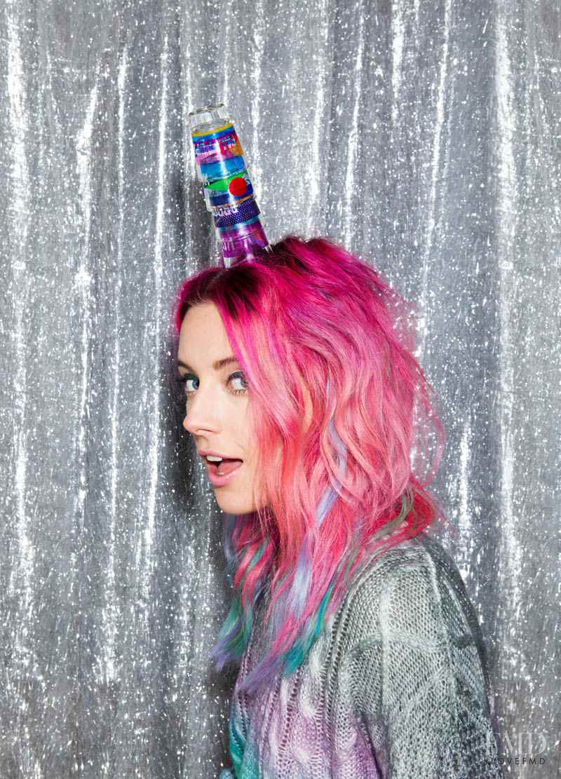 Chloe Norgaard featured in  the Nasty Gal catalogue for Holiday 2013