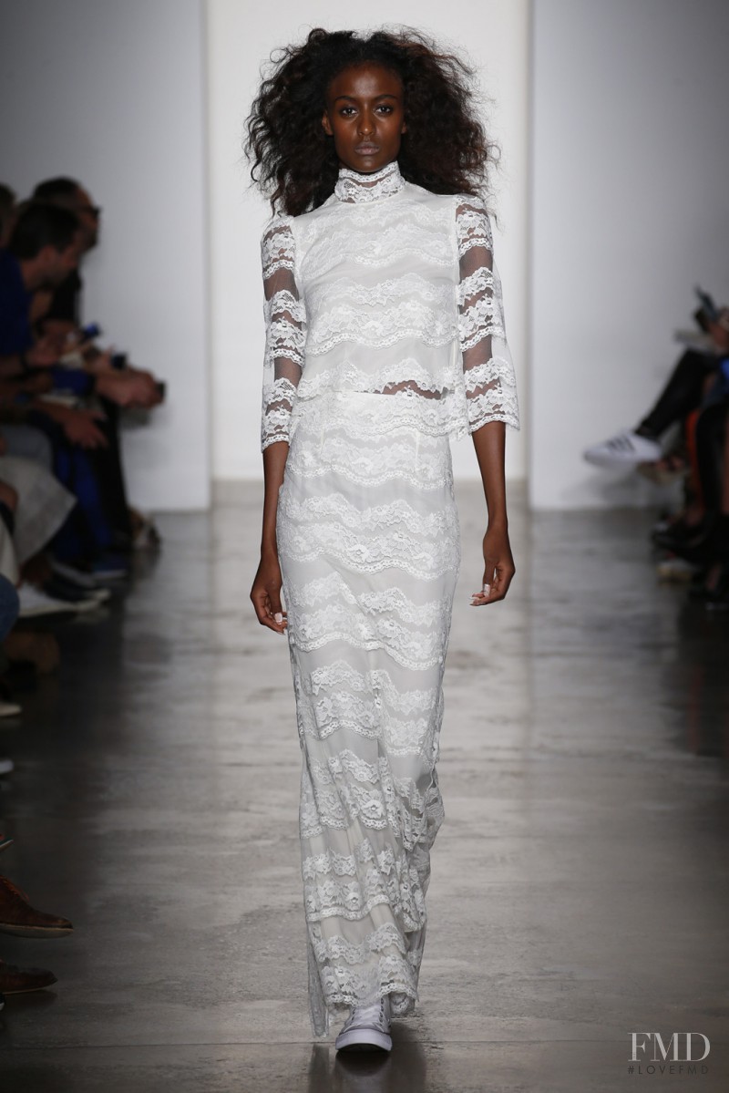 Lula Kenfe featured in  the Houghton fashion show for Spring/Summer 2016