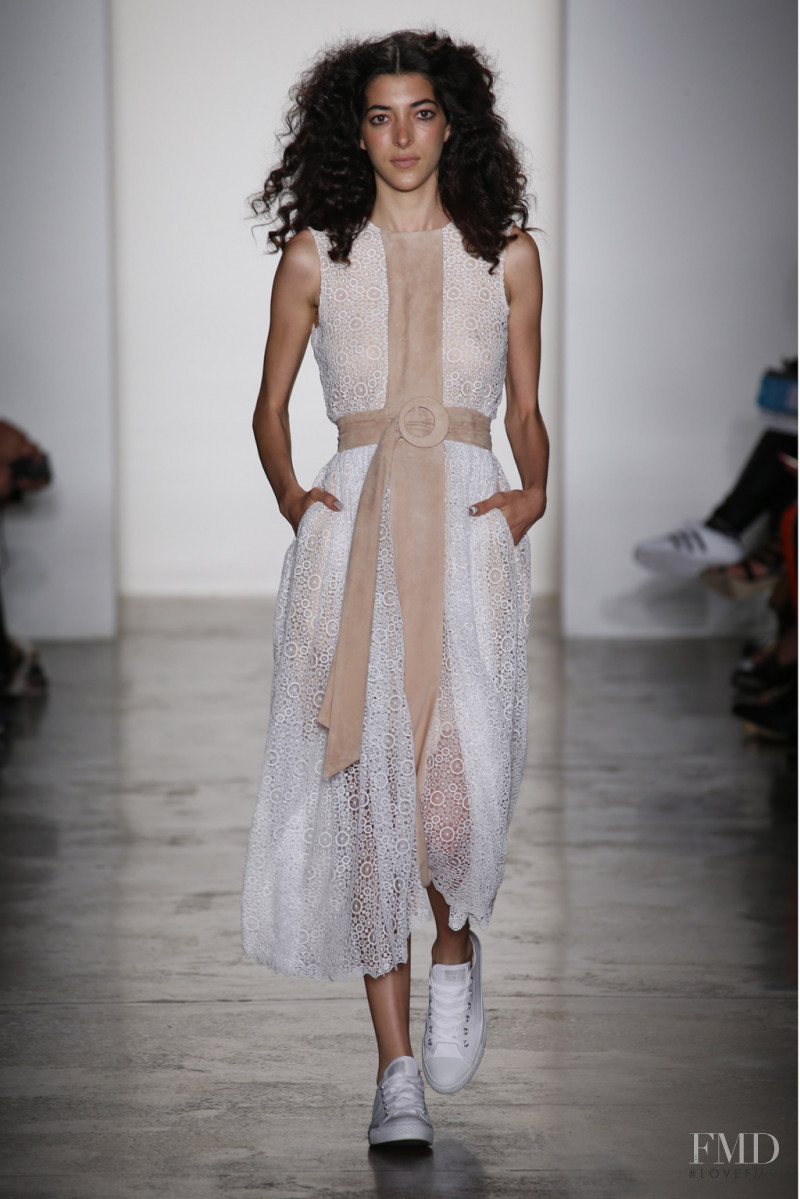 Carmen Julia Durán featured in  the Houghton fashion show for Spring/Summer 2016