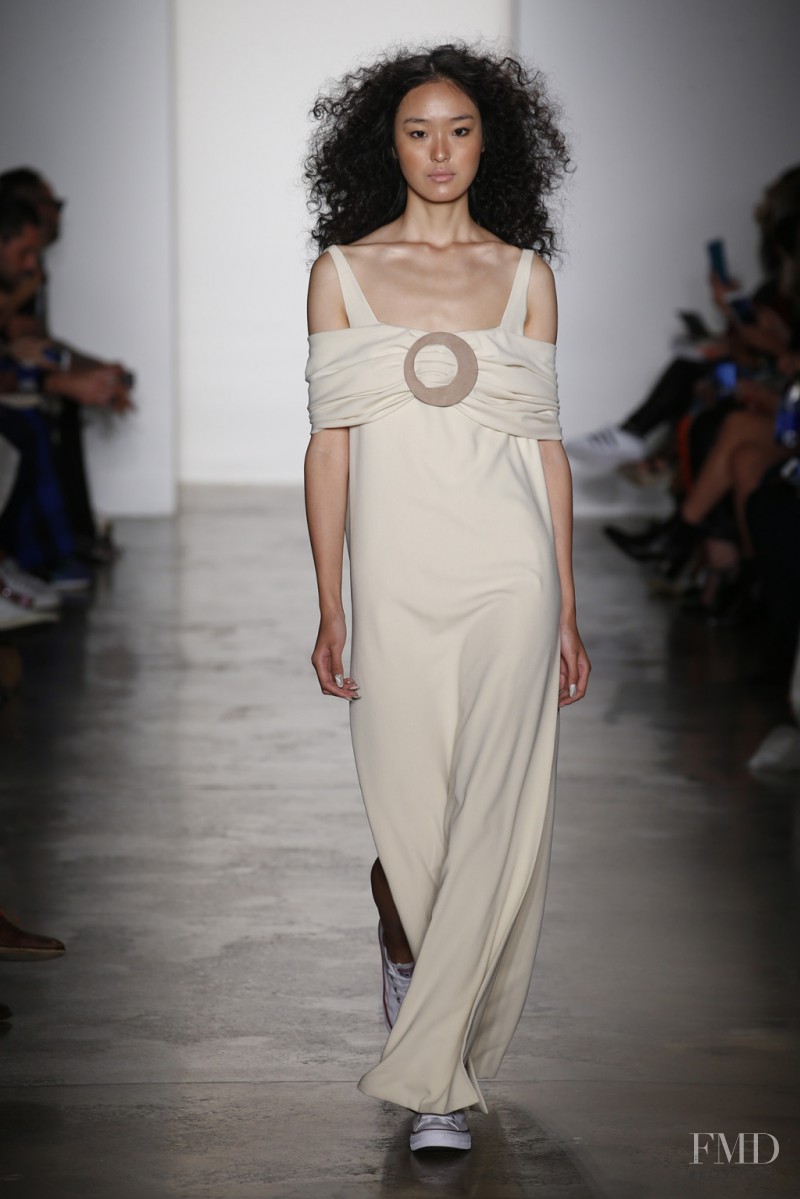 Yue Han featured in  the Houghton fashion show for Spring/Summer 2016