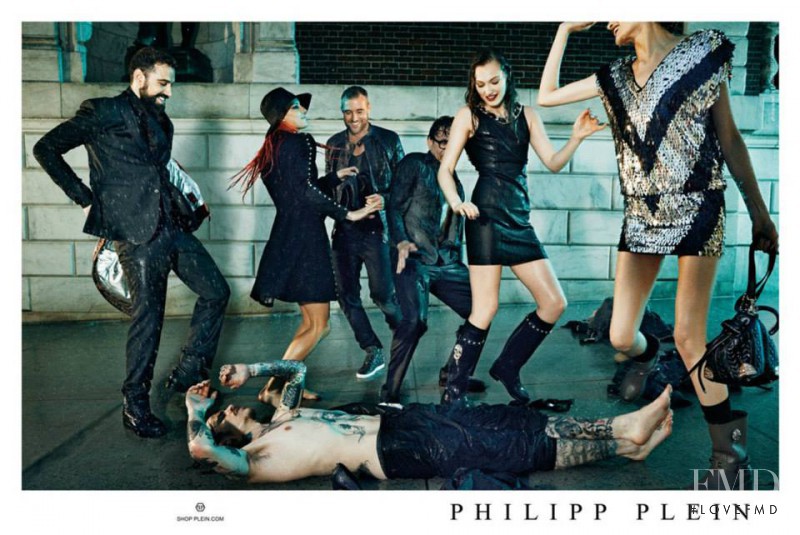 Chloe Norgaard featured in  the Philipp Plein Street Couture advertisement for Autumn/Winter 2013