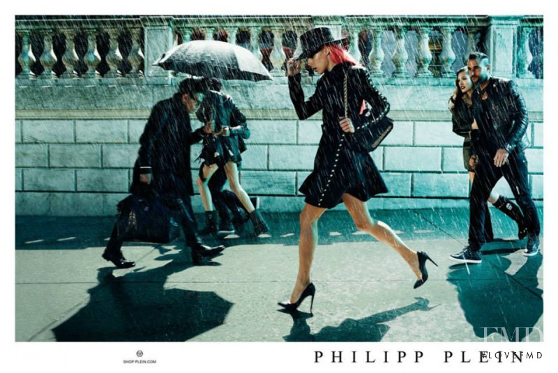 Chloe Norgaard featured in  the Philipp Plein Street Couture advertisement for Autumn/Winter 2013