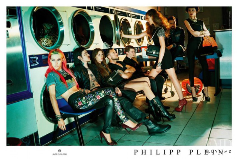 Chloe Norgaard featured in  the Philipp Plein Street Couture advertisement for Autumn/Winter 2013