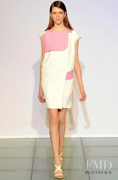 Antonia Wesseloh featured in  the Costume National fashion show for Spring/Summer 2012