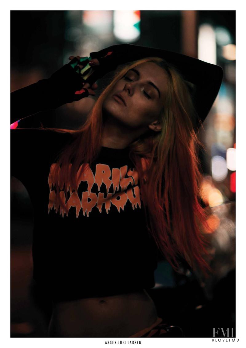 Chloe Norgaard featured in  the Asger Juel Larsen lookbook for Autumn/Winter 2013