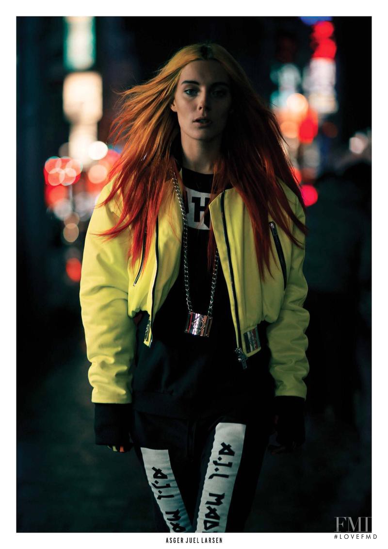 Chloe Norgaard featured in  the Asger Juel Larsen lookbook for Autumn/Winter 2013