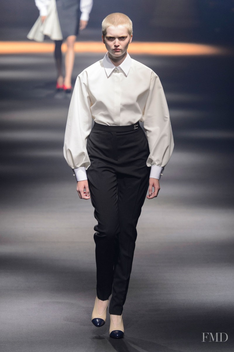 Ruth Bell featured in  the Lanvin fashion show for Spring/Summer 2016