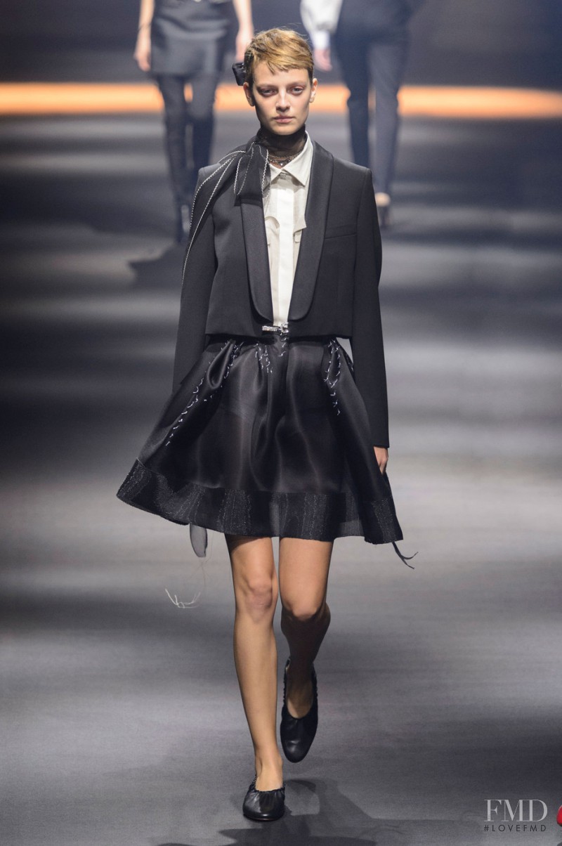 Ine Neefs featured in  the Lanvin fashion show for Spring/Summer 2016