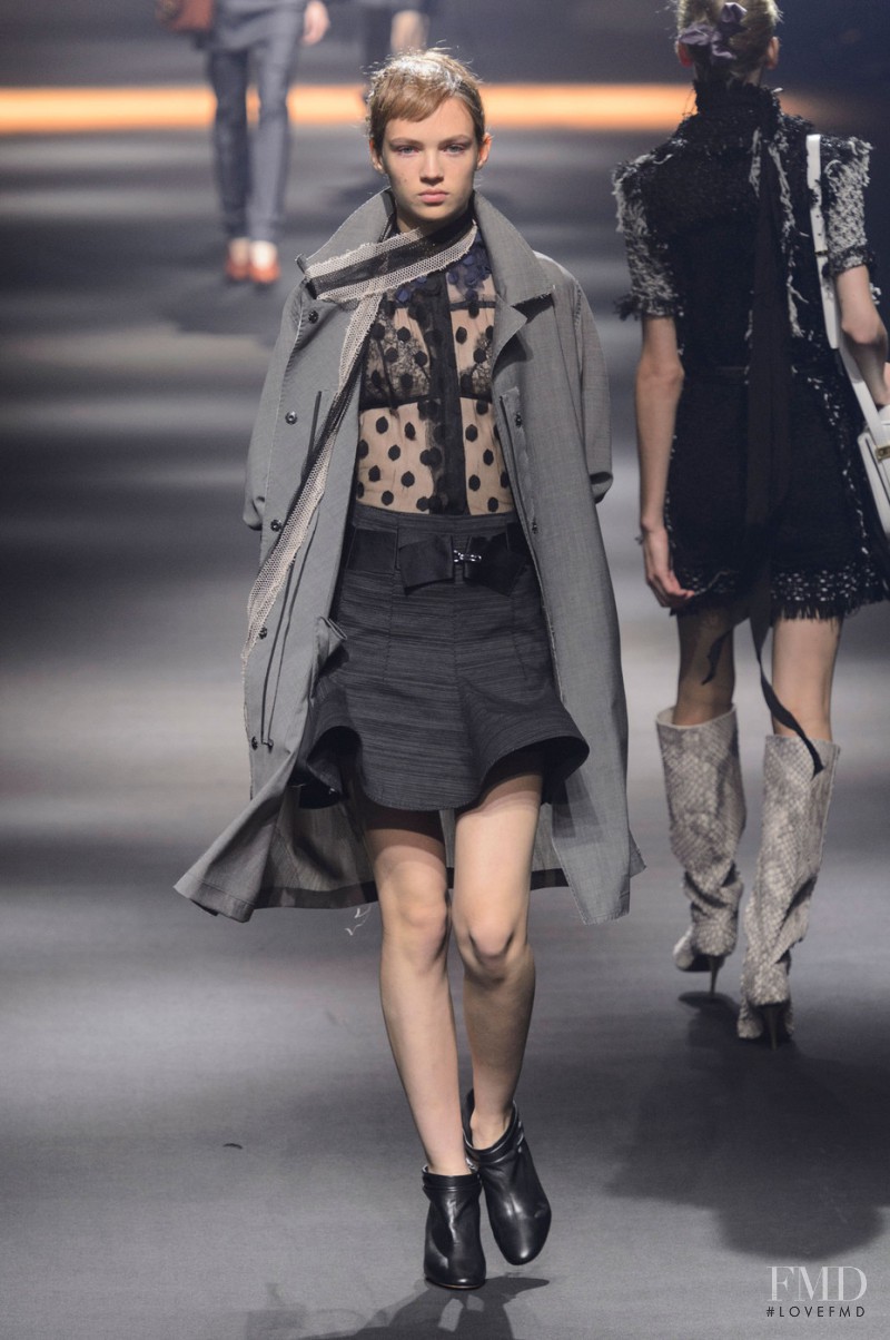 Adrienne Juliger featured in  the Lanvin fashion show for Spring/Summer 2016