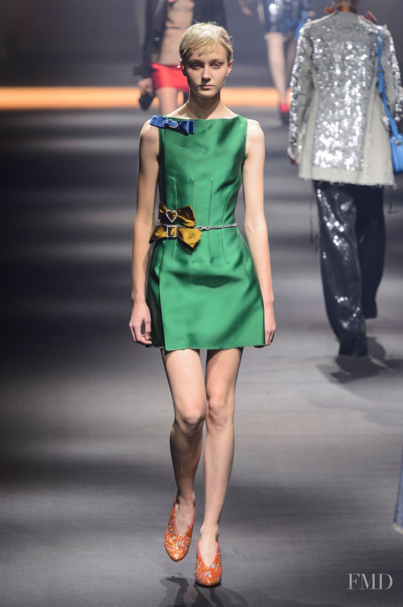 Juliette Fazekas featured in  the Lanvin fashion show for Spring/Summer 2016