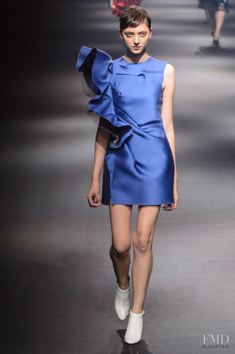 Sarah Engelland featured in  the Lanvin fashion show for Spring/Summer 2016
