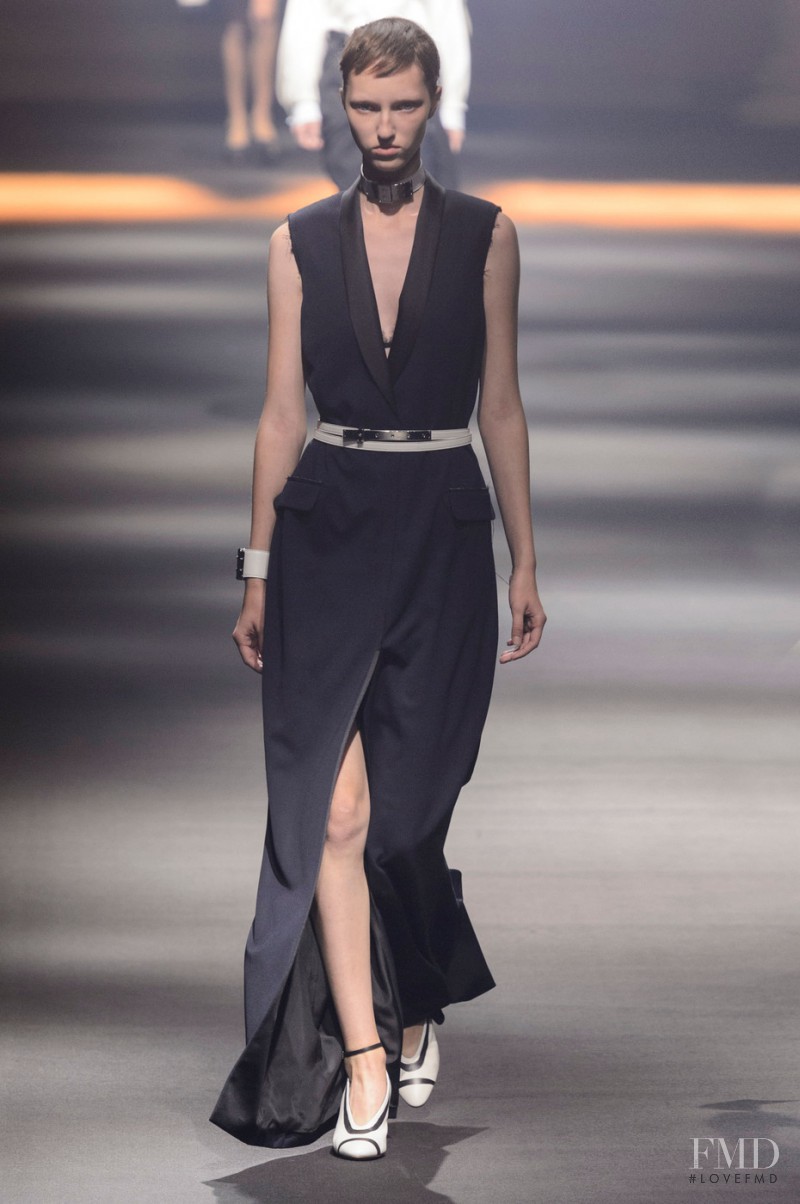 Liza Ostanina featured in  the Lanvin fashion show for Spring/Summer 2016